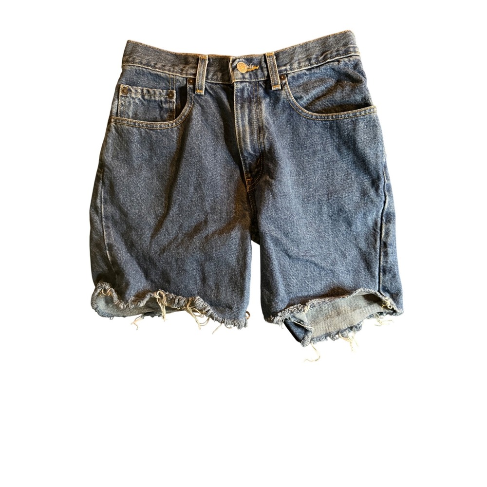 Levi's 505 Cutoff Denim Shorts Student W29 Blue Vintage 90's Red Tab